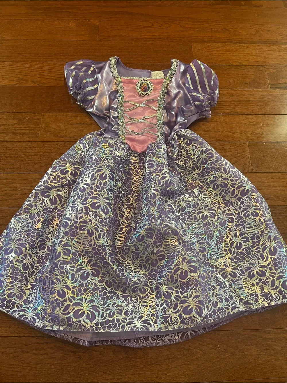 Disney Rapunzel Princess Dress Costume with Matching Shoes